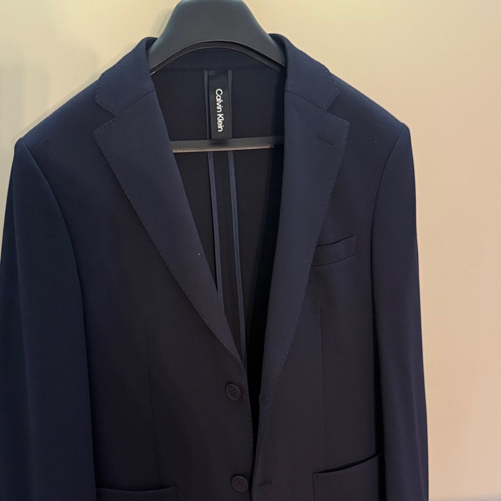 Calvin Klein Men's Dark Blue Blazer